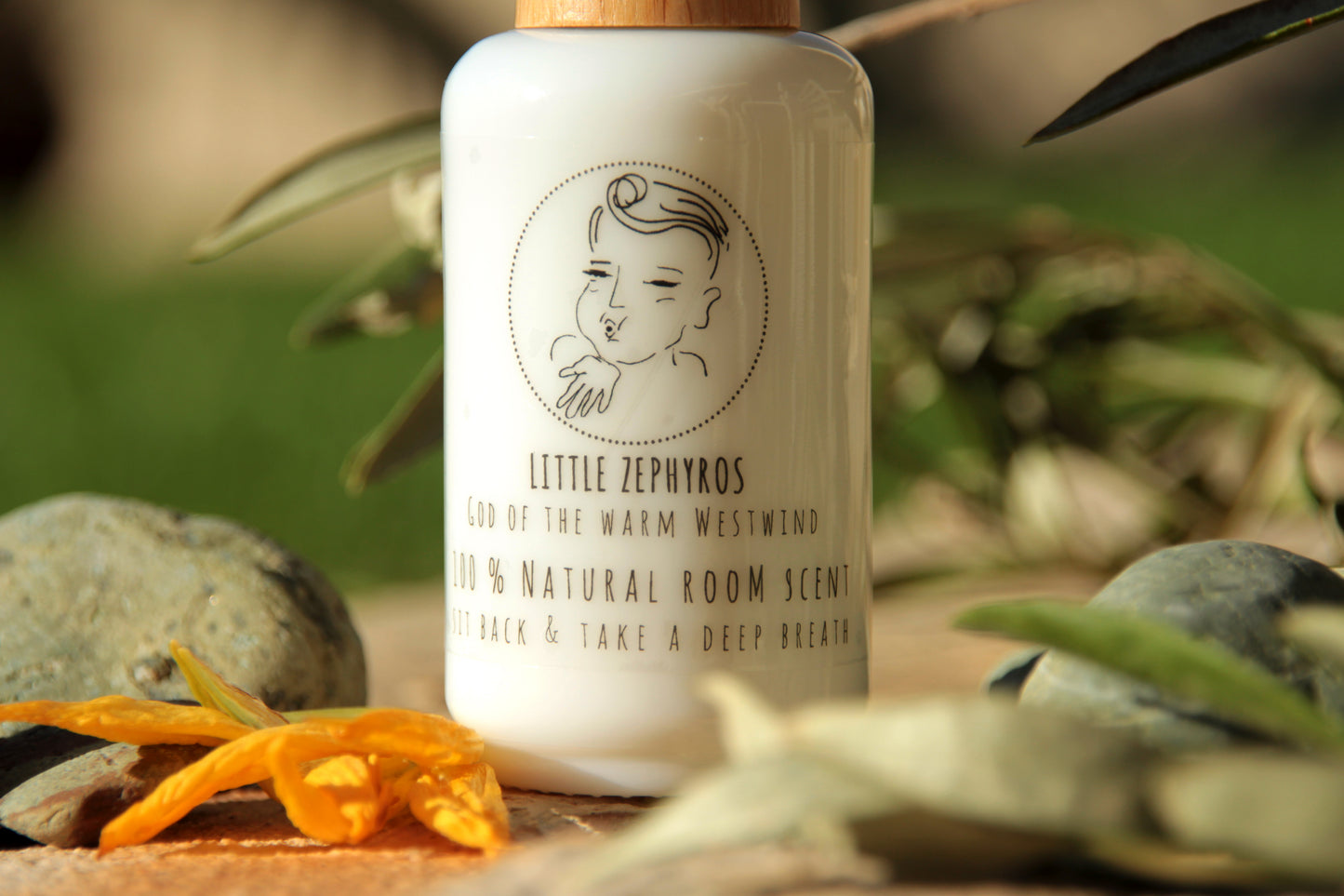"Kleiner Zephyros- Gott des Westwindes" natürlicher Raumduft für`s einfach mal entspannt durchatmen